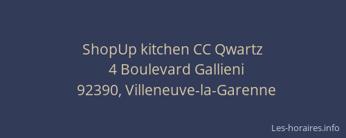 ShopUp kitchen CC Qwartz