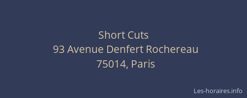 Short Cuts