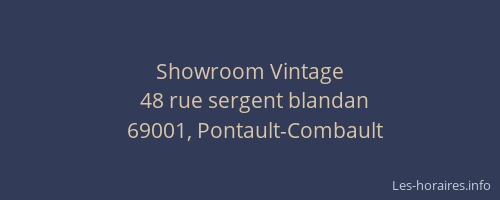 Showroom Vintage