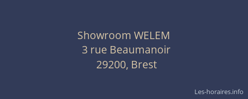 Showroom WELEM