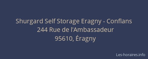 Shurgard Self Storage Eragny - Conflans