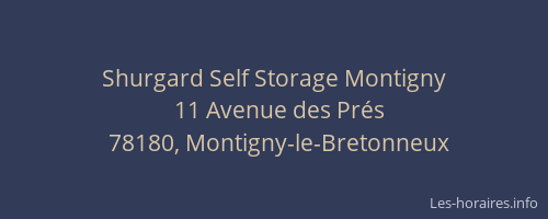 Shurgard Self Storage Montigny