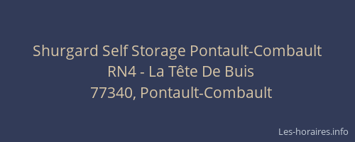 Shurgard Self Storage Pontault-Combault