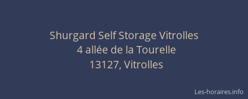Shurgard Self Storage Vitrolles