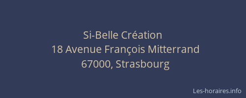 Si-Belle Création