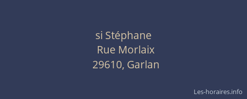 si St&eacute;phane