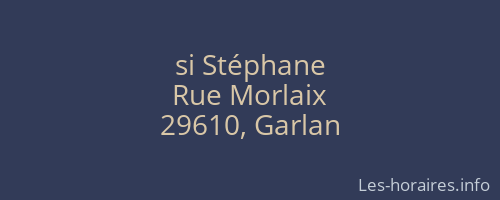si Stéphane