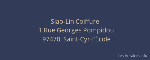 Siao-Lin Coiffure