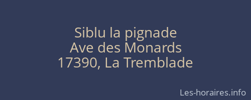 Siblu la pignade