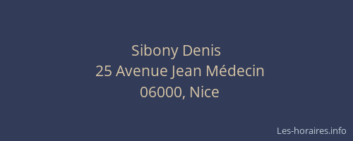 Sibony Denis
