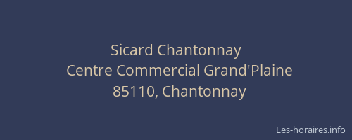 Sicard Chantonnay