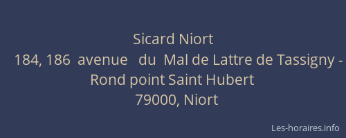 Sicard Niort