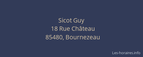 Sicot Guy