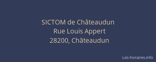 SICTOM de Châteaudun