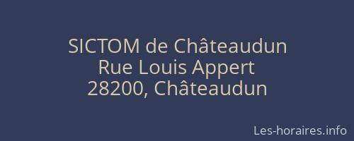 SICTOM de Châteaudun