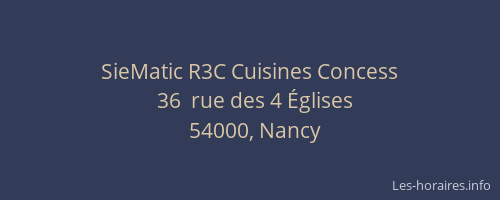 SieMatic R3C Cuisines Concess