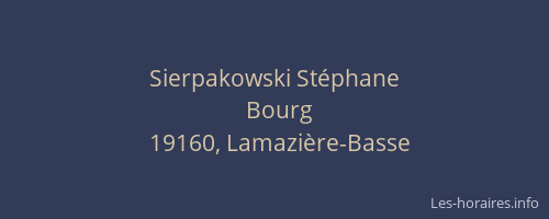 Sierpakowski St&eacute;phane