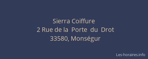 Sierra Coiffure