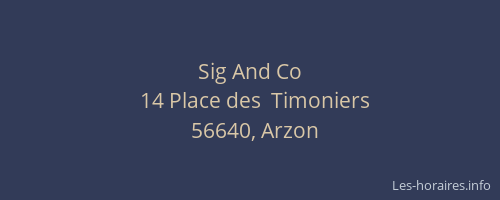 Sig And Co