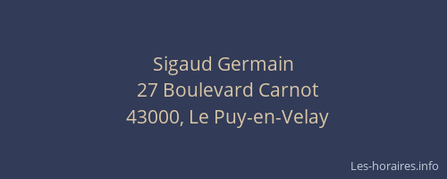 Sigaud Germain