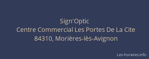 Sign'Optic
