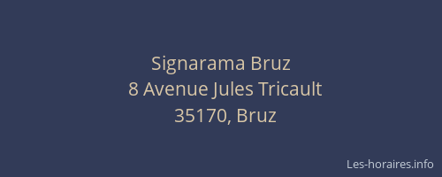 Signarama Bruz