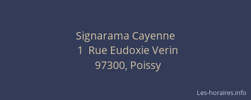 Signarama Cayenne