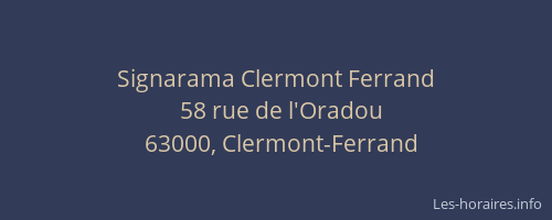 Signarama Clermont Ferrand