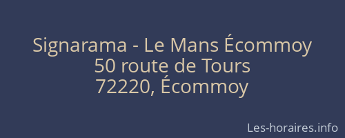 Signarama - Le Mans Écommoy
