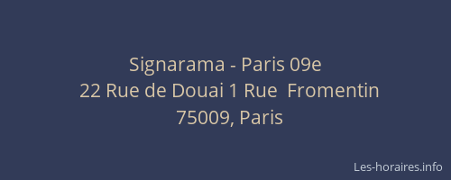 Signarama - Paris 09e