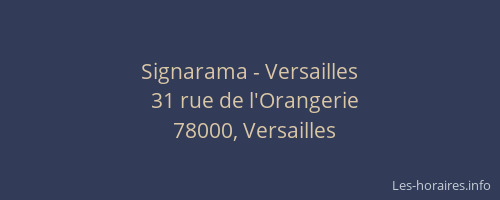 Signarama - Versailles