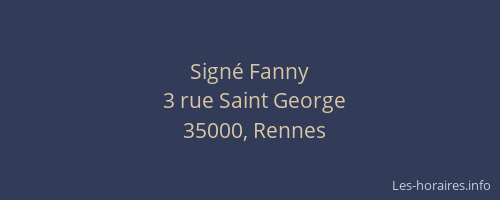 Signé Fanny