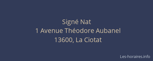 Signé Nat