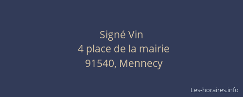 Signé Vin