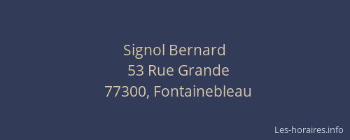 Signol Bernard