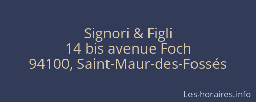 Signori & Figli