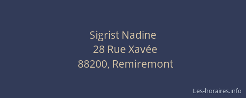 Sigrist Nadine