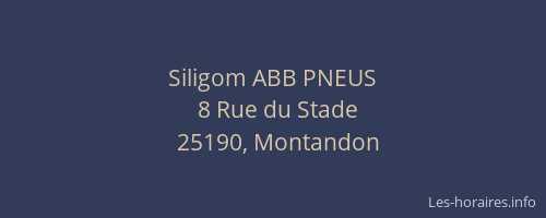 Siligom ABB PNEUS