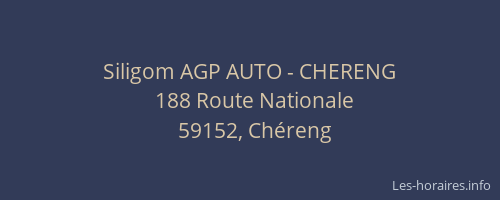 Siligom AGP AUTO - CHERENG