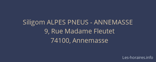 Siligom ALPES PNEUS - ANNEMASSE