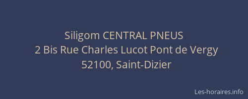 Siligom CENTRAL PNEUS