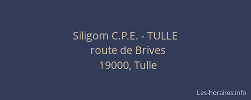Siligom C.P.E. - TULLE