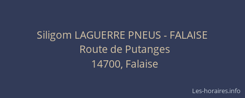 Siligom LAGUERRE PNEUS - FALAISE