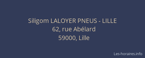 Siligom LALOYER PNEUS - LILLE