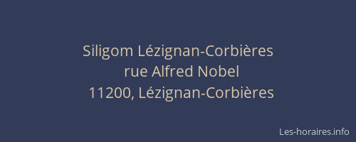Siligom L&eacute;zignan-Corbi&egrave;res