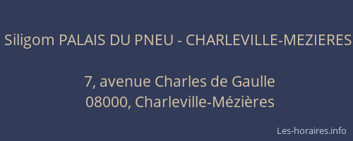 Siligom PALAIS DU PNEU - CHARLEVILLE-MEZIERES