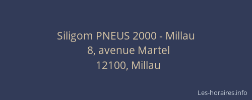Siligom PNEUS 2000 - Millau