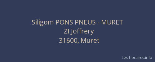 Siligom PONS PNEUS - MURET