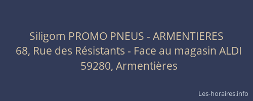 Siligom PROMO PNEUS - ARMENTIERES