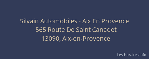 Silvain Automobiles - Aix En Provence